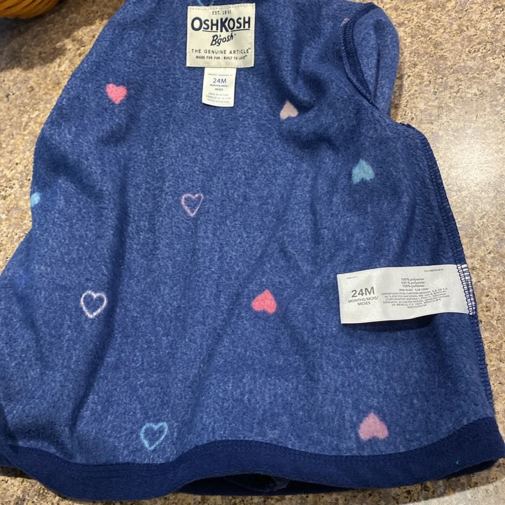 OshKosh B’gosh Pullover Fleece Partial Zip 24 Months